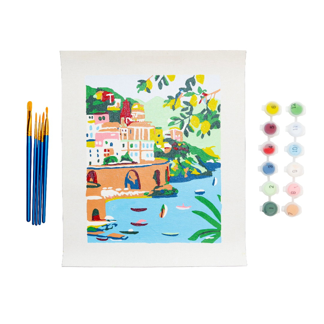 Atrani Lemons Hebe Studio 8x10 Paint by Numbers Unframed Mini