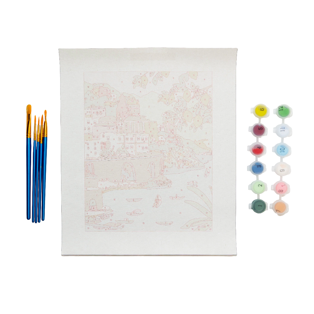 Atrani Lemons Hebe Studio 8x10 Paint by Numbers Unframed Mini