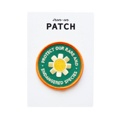 Protect Our Rare and Endangered Species Iron on Patch