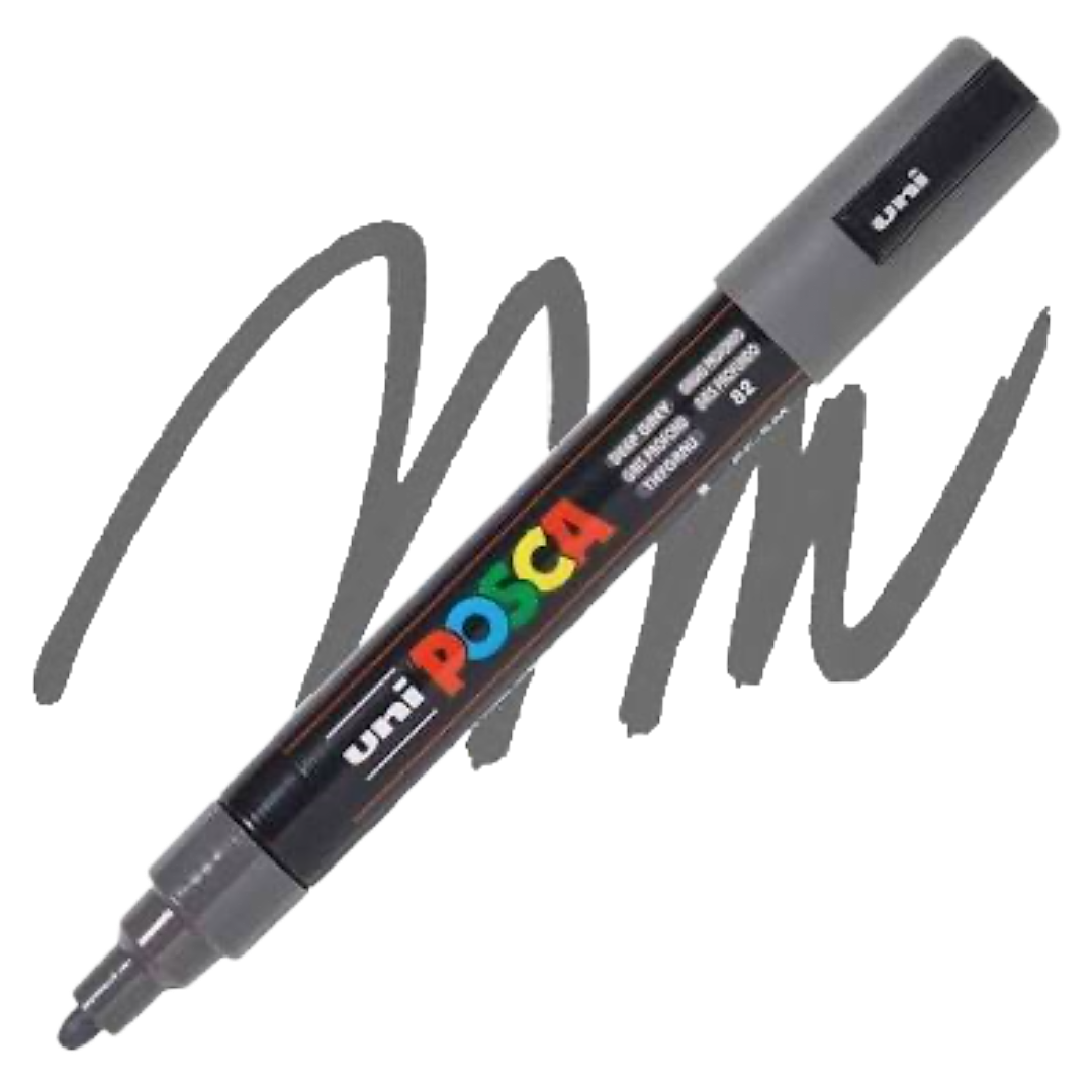 Posca Marker Medium Grey