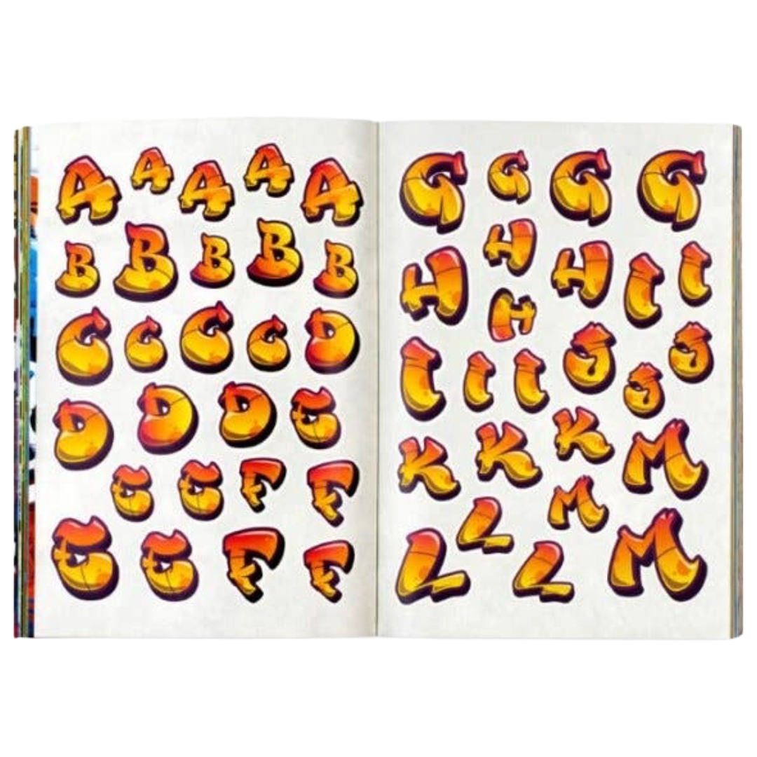 The Graffiti Alphabet | Sticker Book