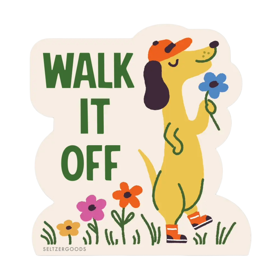 Walk It Off Dog | Sticker