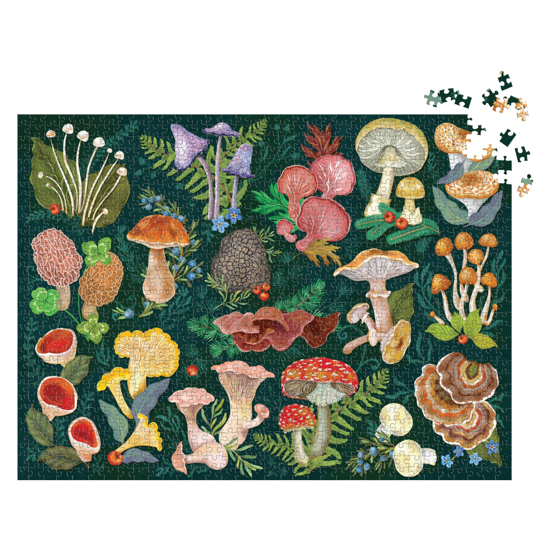 World of Mushrooms 1000 Piece Puzzle