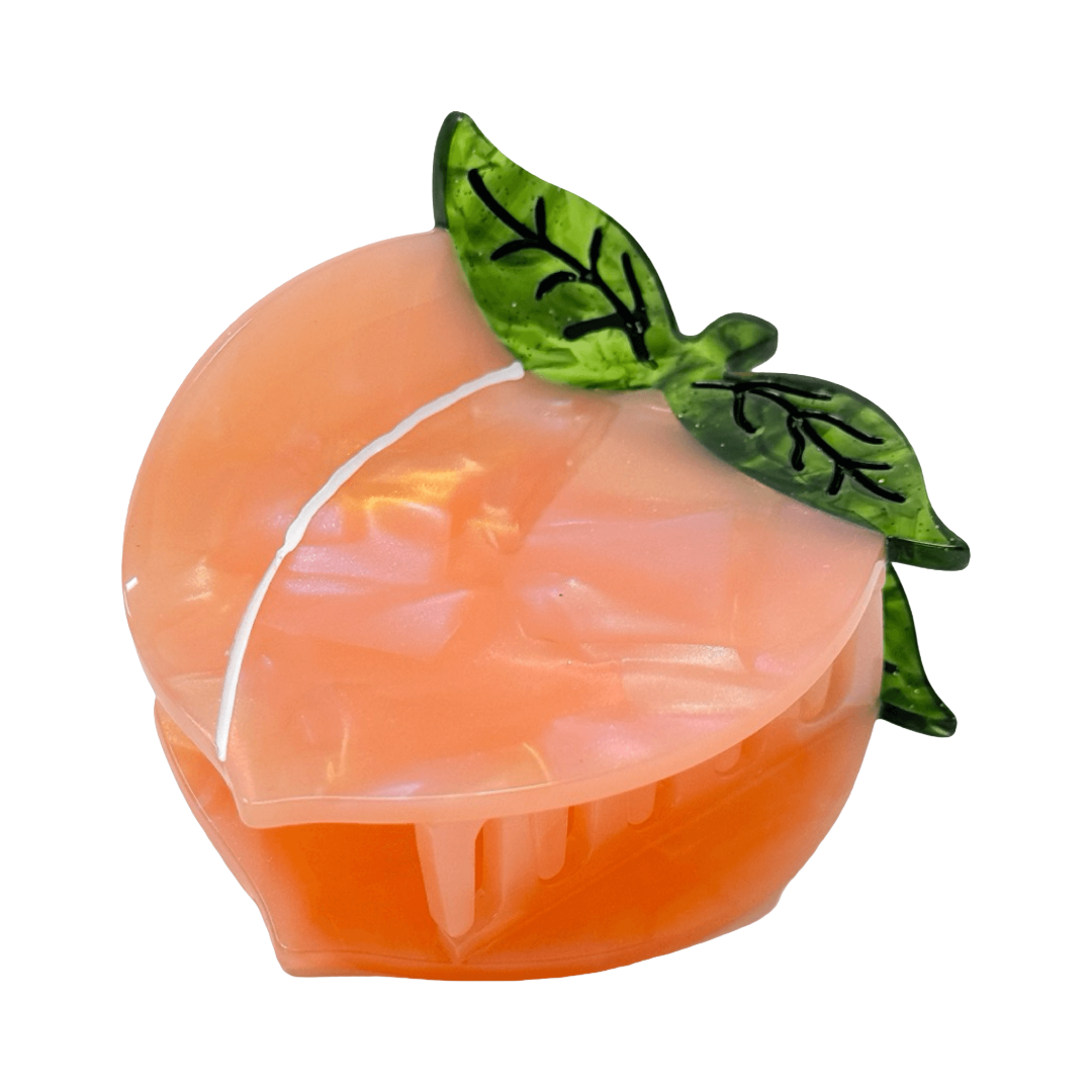 Peach | Midi Hair Claw Clip