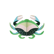Mini Crab 3D DIY Wall Art