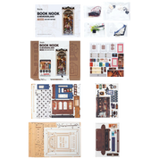 DIY Book Nook Kit: Paris Arcade Date with Dust Cover