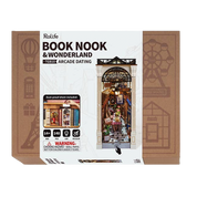 DIY Book Nook Kit: Paris Arcade Date with Dust Cover