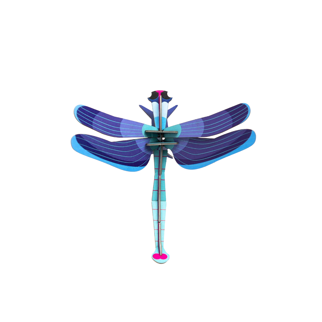 Sapphire Dragonfly 3D DIY Wall Art