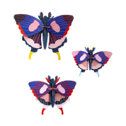 Swallowtail Butterflies 3D DIY Wall Art - Set of 3