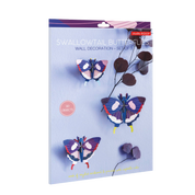 Swallowtail Butterflies 3D DIY Wall Art - Set of 3