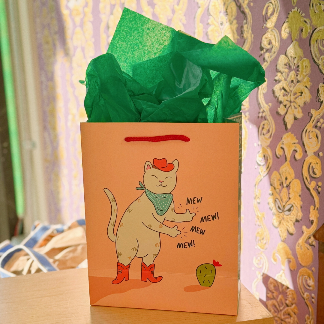 Cowboy Kitty | Gift Bag