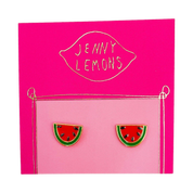 Watermelon Enamel Earrings
