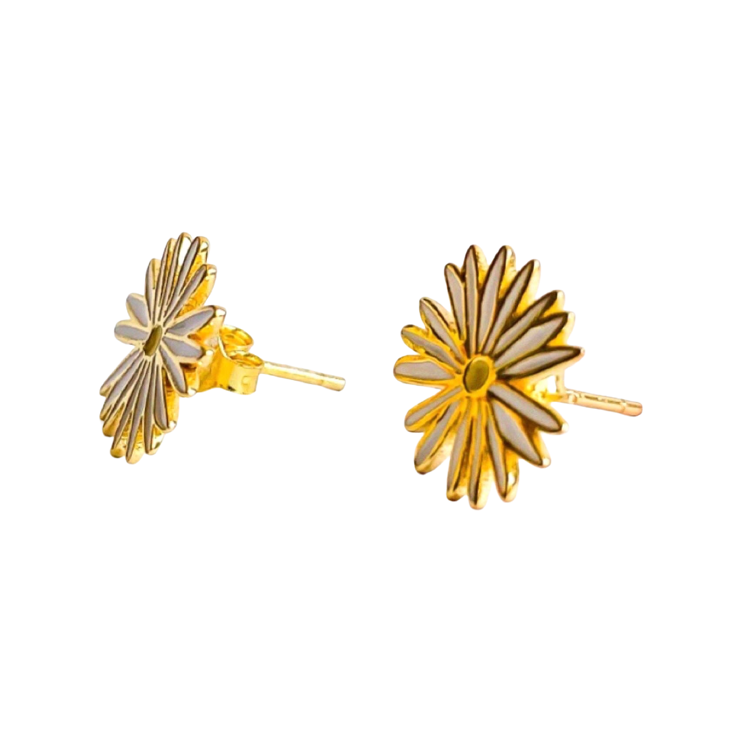 Daisy Enamel Earrings