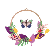 Blossom Wreath - 3D DIY Wall Art Kit