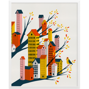 Bird City | Art Print | 16" x 20"
