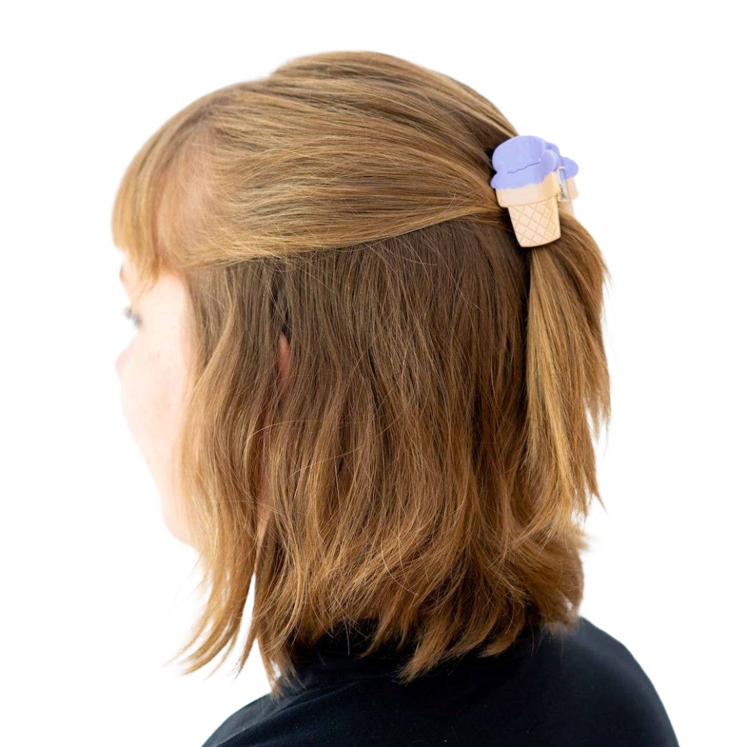 Mini Ice Cream Hair Claw Clip