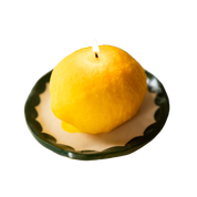 Lemon shaped Candle-Garden Collection