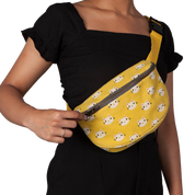 Meow Meow Cats Cotton Hip Bag Adjustable Strap