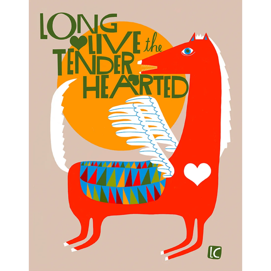 Long Live the Tenderhearted | Archival Print by Lisa Congdon