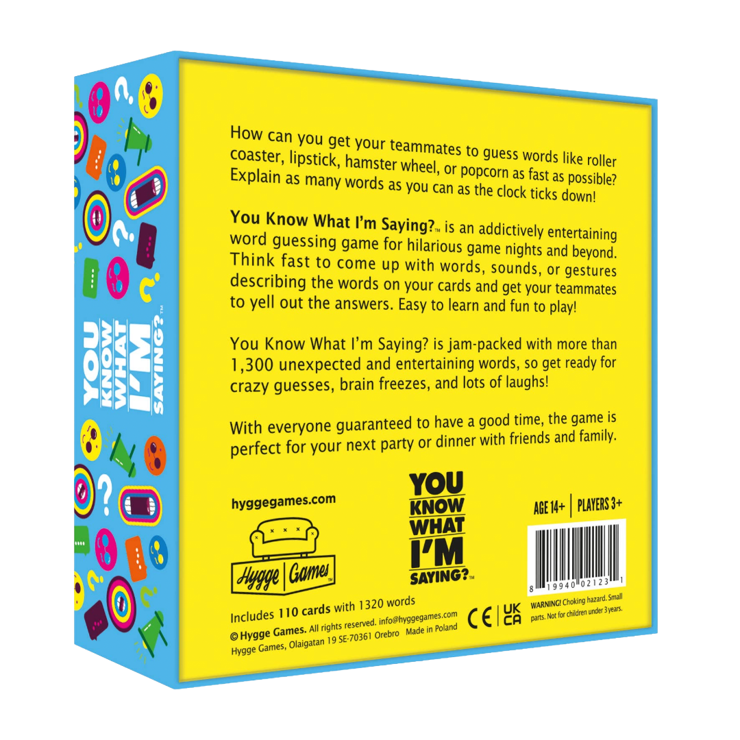 You know what I’m saying? | Card Game