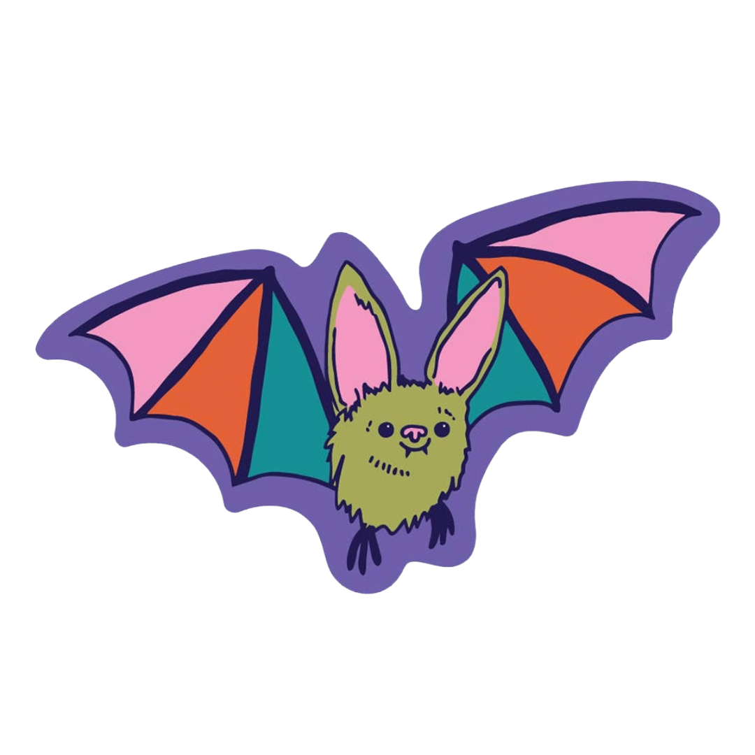 Party Bat Sticker