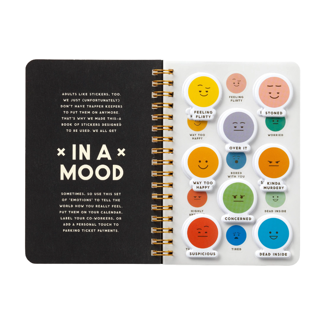 In A Mood Sticker Book