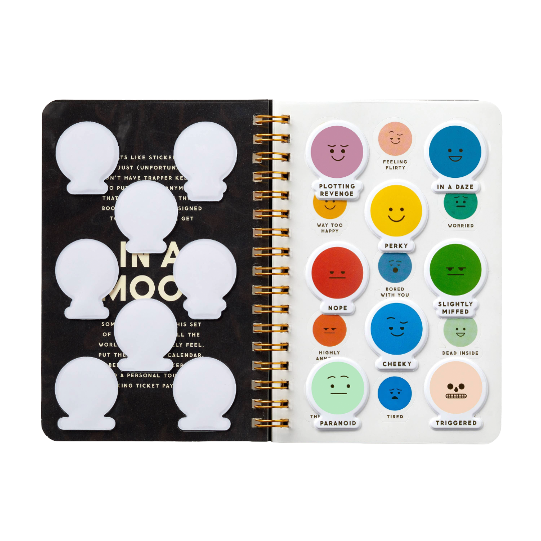 In A Mood Sticker Book
