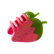 Mini Pink Strawberry Hair Claw Clip
