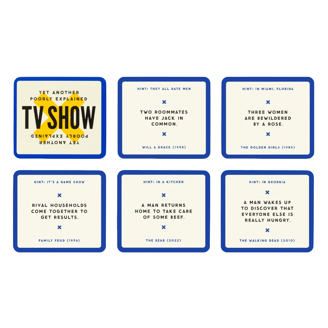 Poorly Explained TV Shows | Game