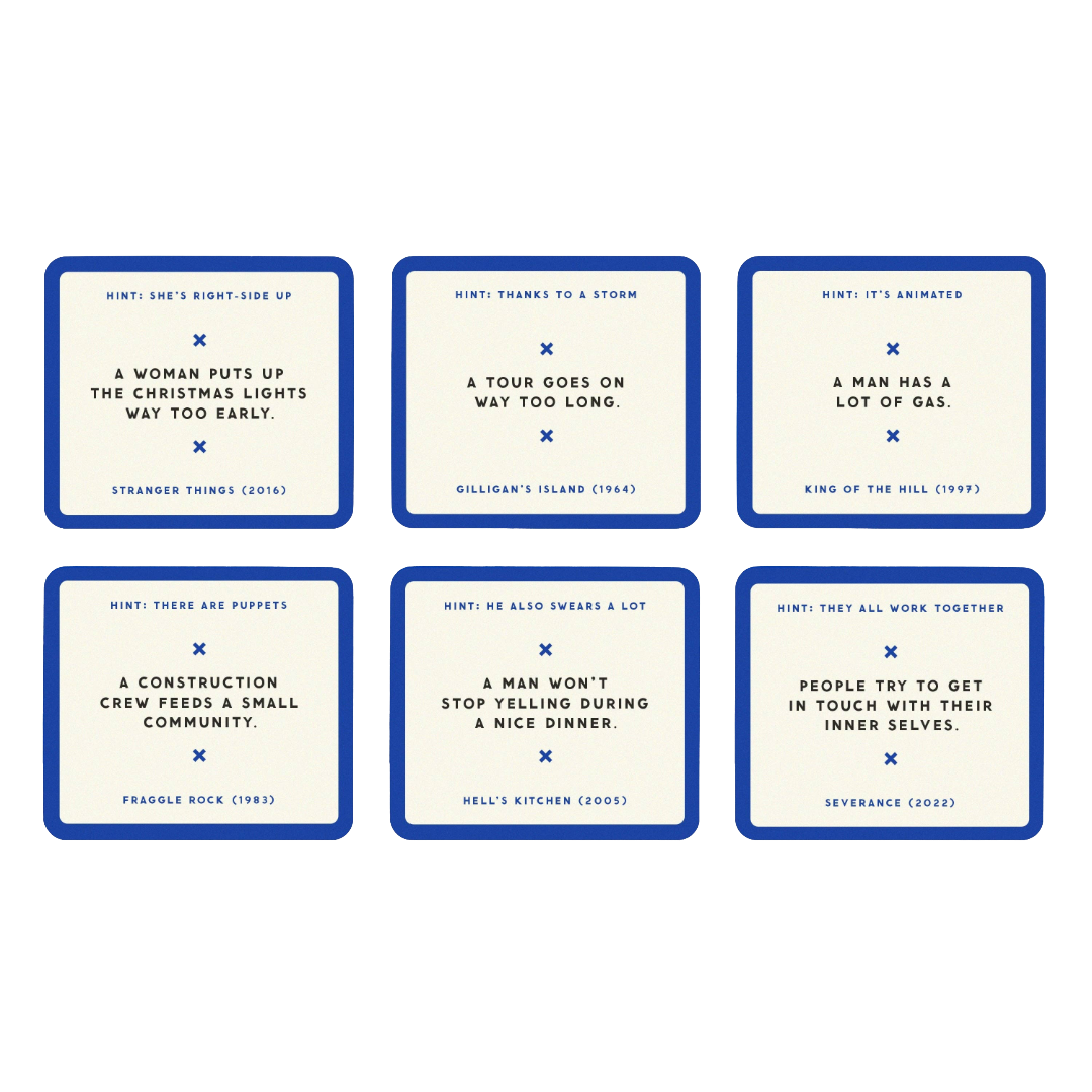 Poorly Explained TV Shows | Game