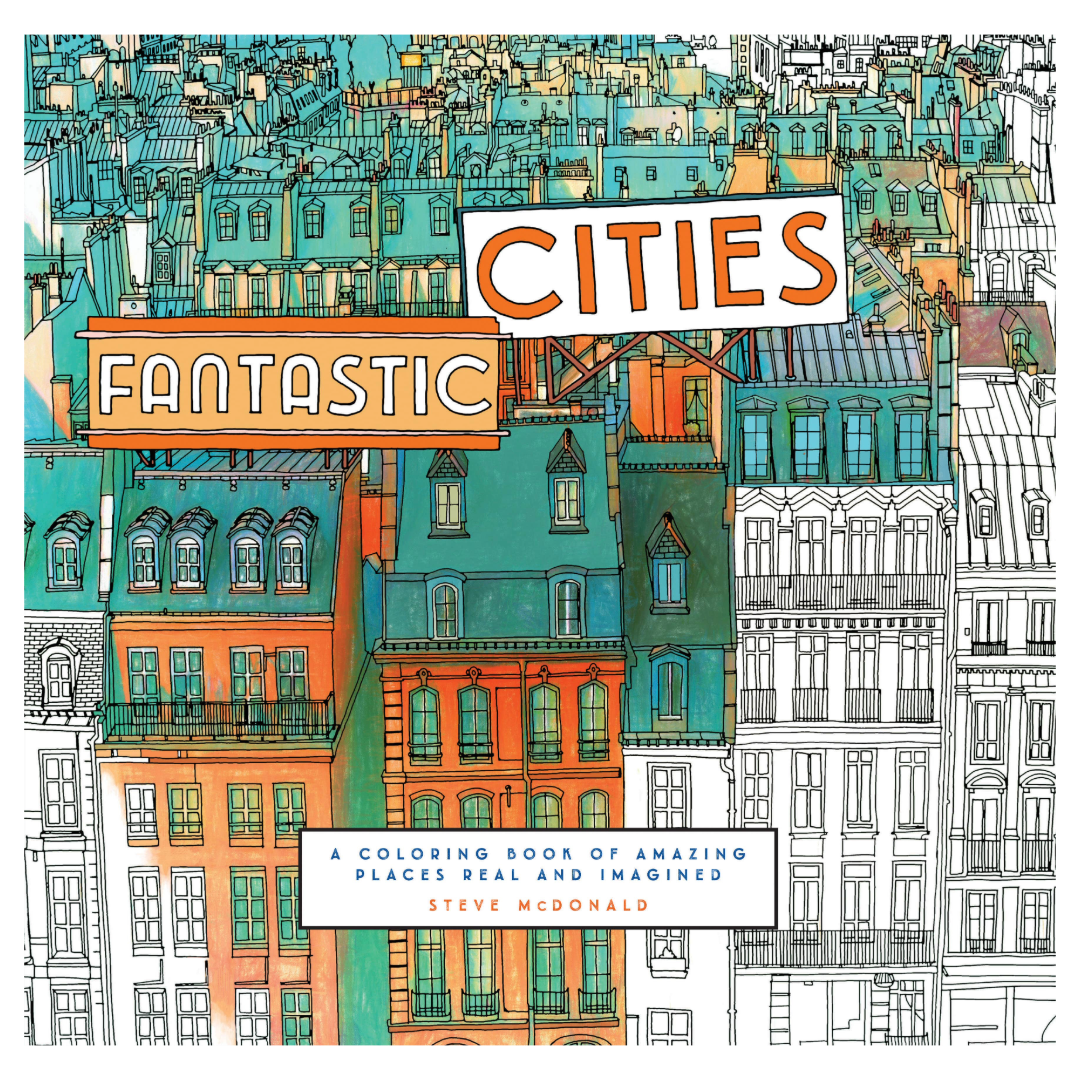 Fantastic Cities | Coloring Book