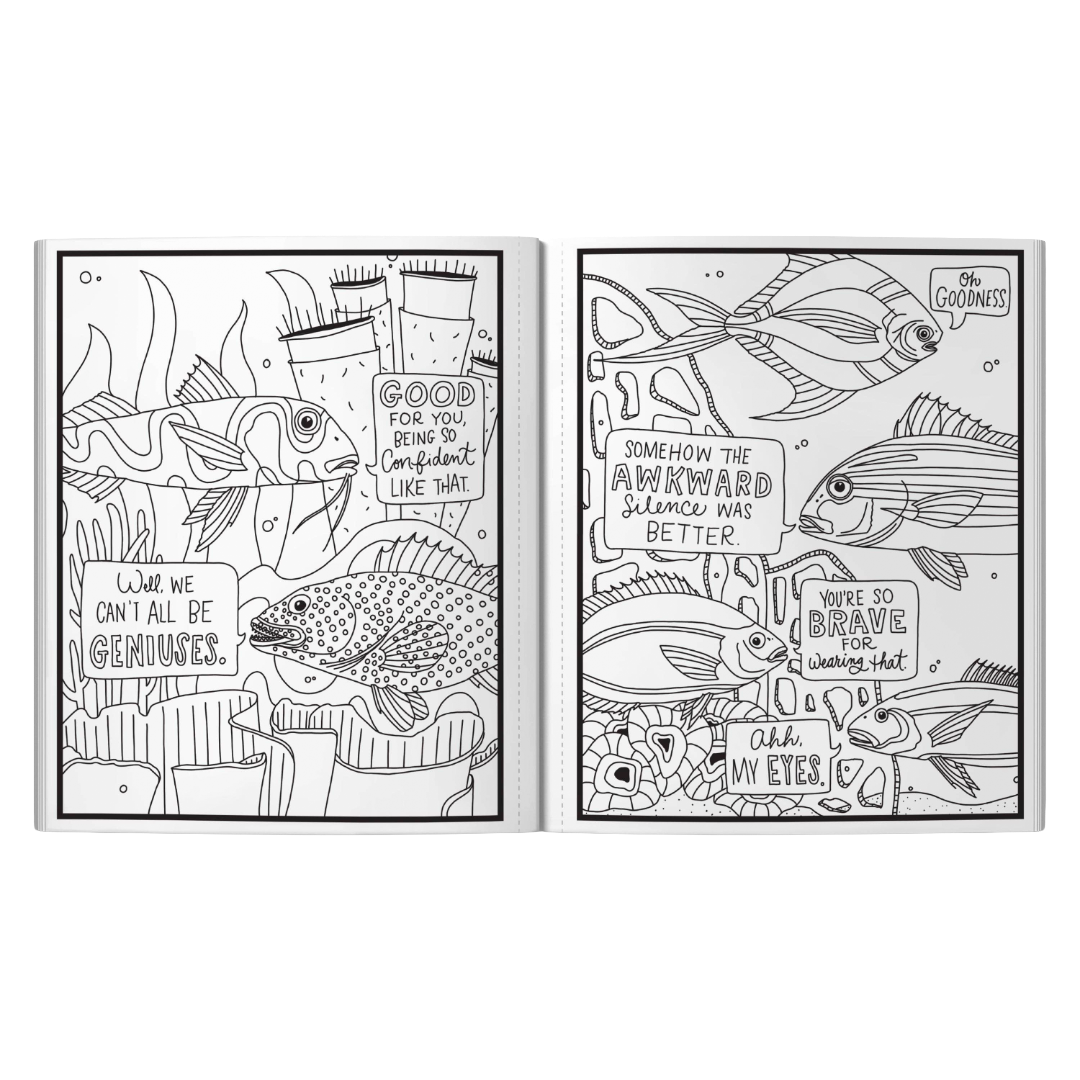 Judgy Fish | Coloring Book