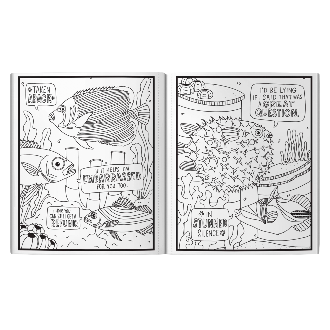 Judgy Fish | Coloring Book