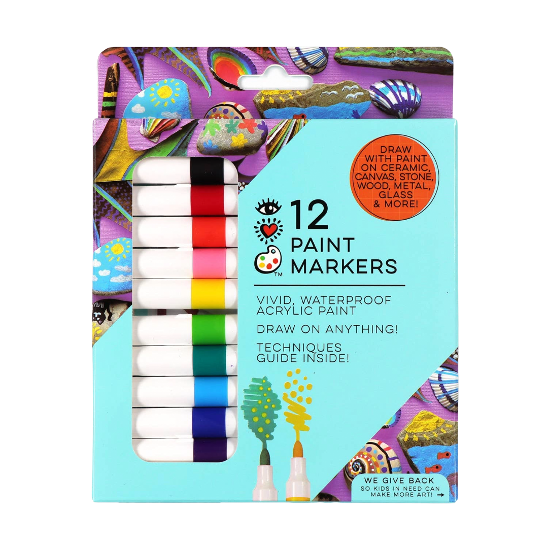 12 Acrylic Paint Markers