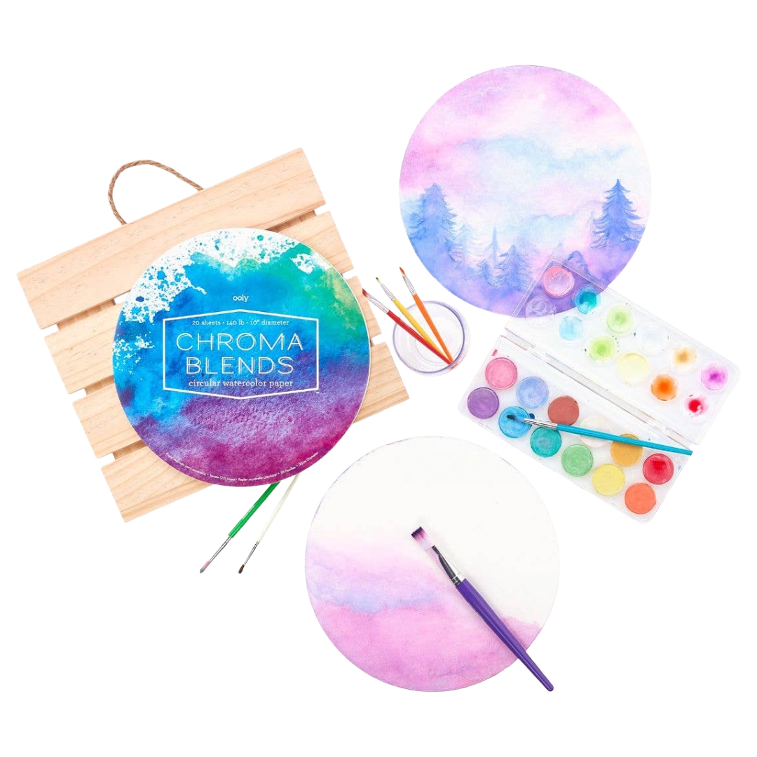 Chroma Blends | Circular Watercolor Paper Pad
