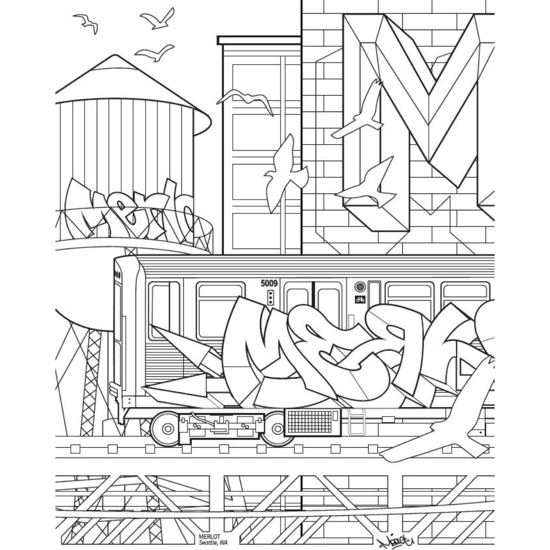 American Graffiti | Coloring Book
