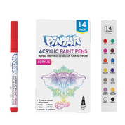 Pintar 14 Pack Fine Point Acrylic Paint Pens