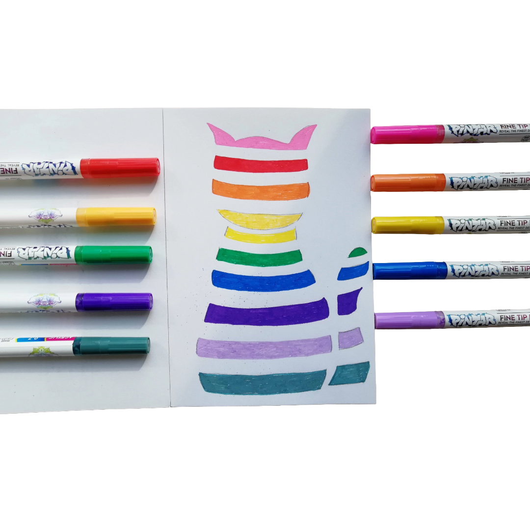 Pintar 14 Pack Fine Point Acrylic Paint Pens