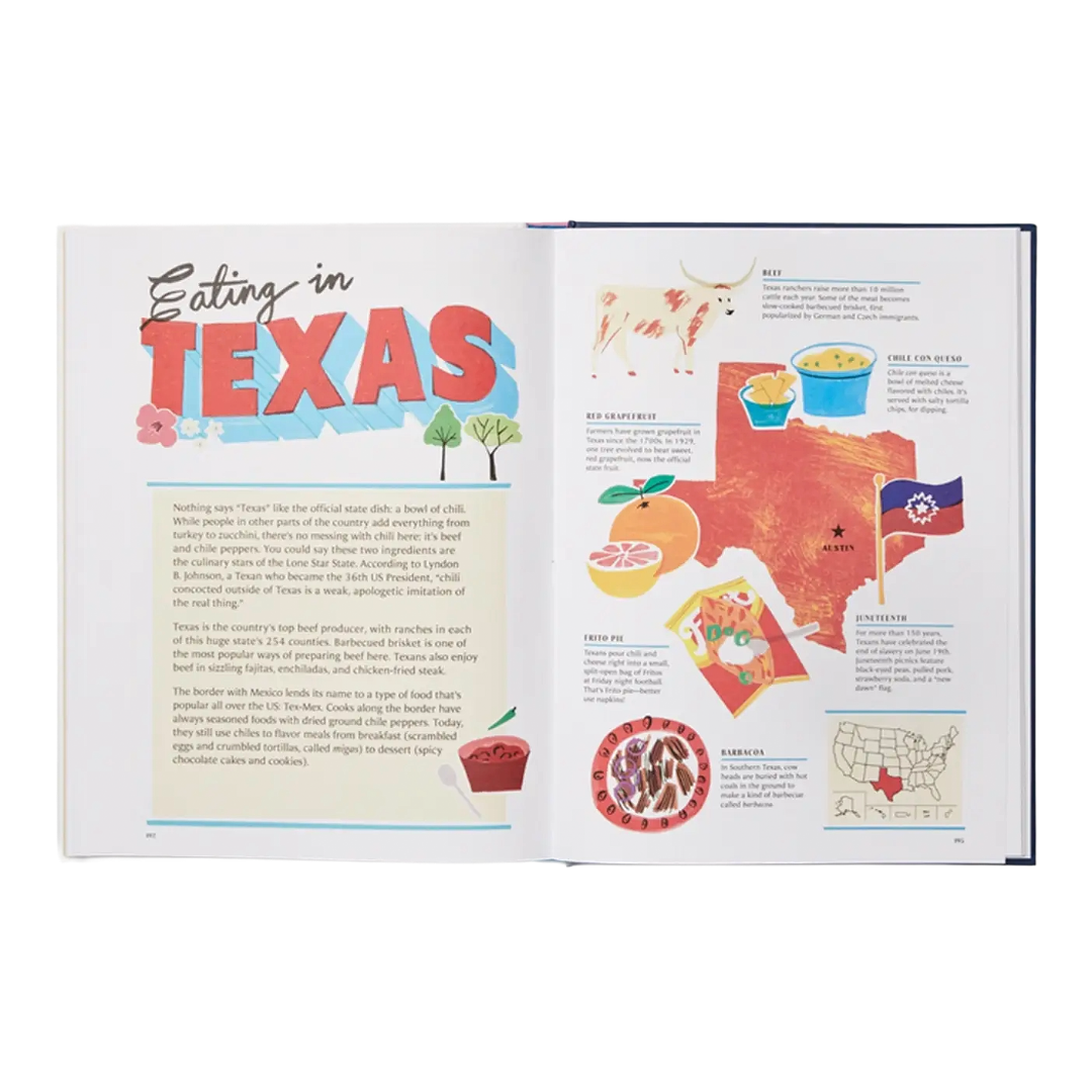 United Tastes Of America: Atlas & Recipes From Every State