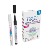 Pintar 14 Pack Fine Point Acrylic Paint Pens