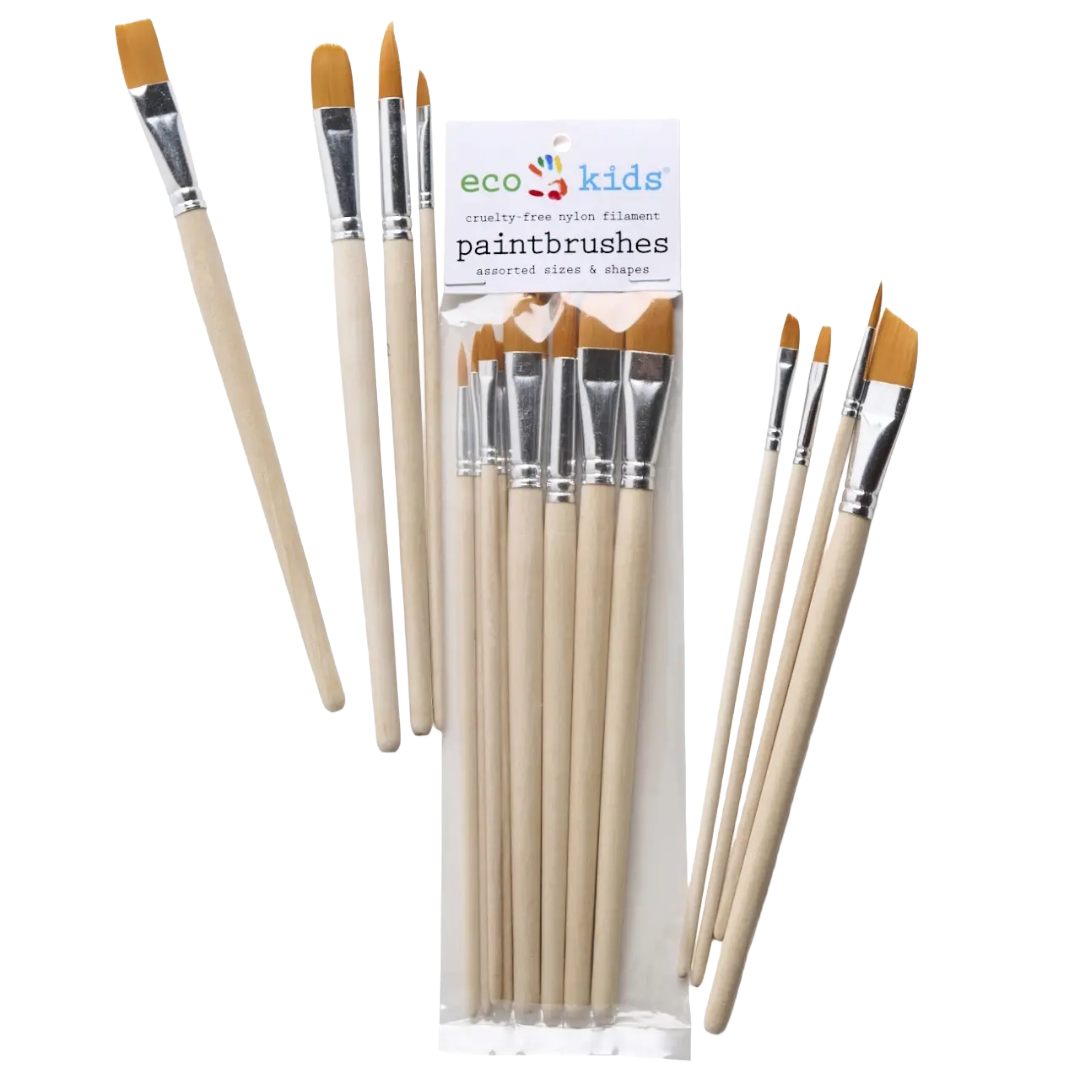 Eco-Kids Paint Brush Set of 8