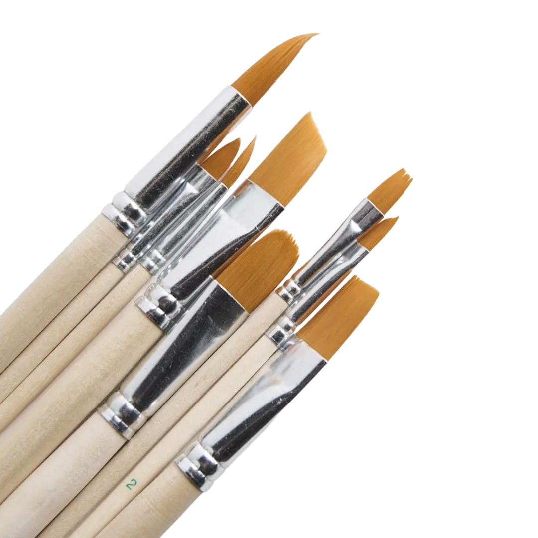 Eco-Kids Paint Brush Set of 8