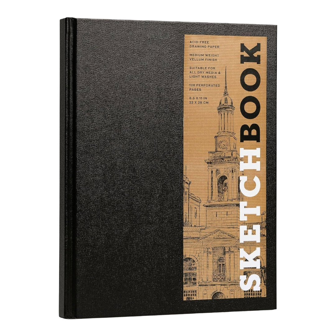 Large Sketchbook 8.5 x 11" - Basic Bound (Black)