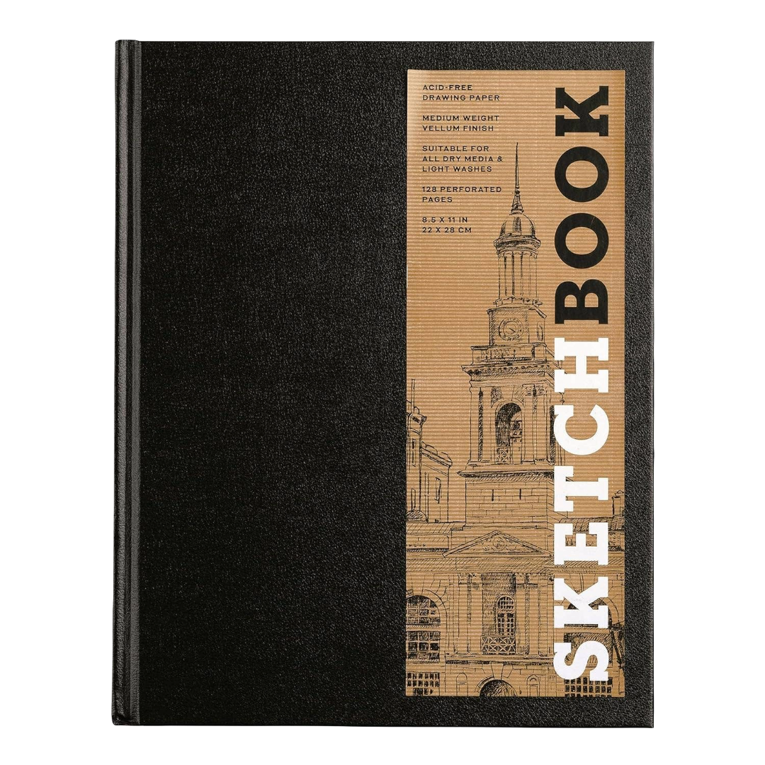 Large Sketchbook 8.5 x 11" - Basic Bound (Black)
