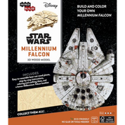 Star Wars: Millennium Falcon 3D Model+Book - IncrediBuilds