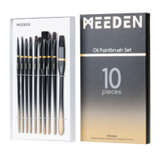 MEEDEN Professional Paint Brushes Set, 10 PCS