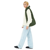 Biwa Puffy Shoulder Bag Mini Green