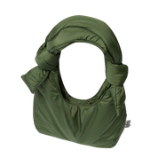 Biwa Puffy Shoulder Bag Mini Green