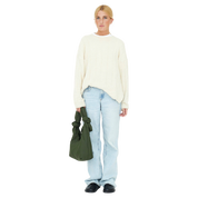 Biwa Puffy Shoulder Bag Mini Green