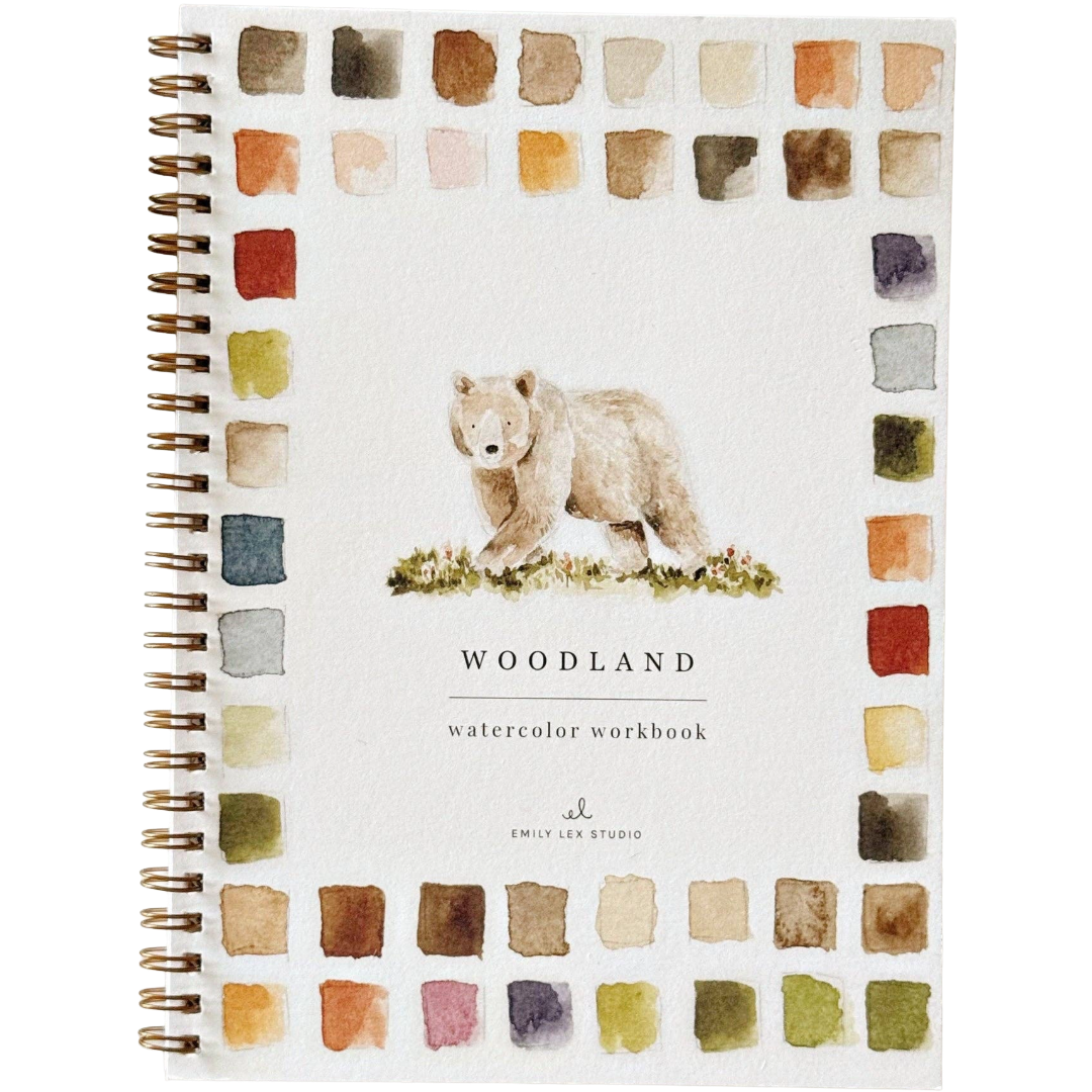 Woodland Watercolor Workbook